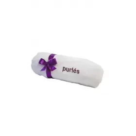 Fitted cosmetic bedsheet with logo 60 × 190 cm, Purles