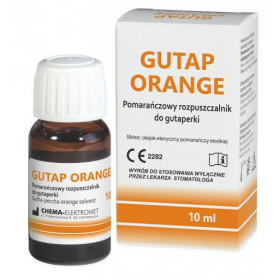 Gutaperčos tirpiklis Gutap Orange, 10 ml Gutaperčos tirpiklis Gutap Orange, 10 ml