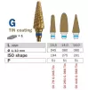 Carbide cutter for zirconia CX79G.045 Tin, 1 pcs