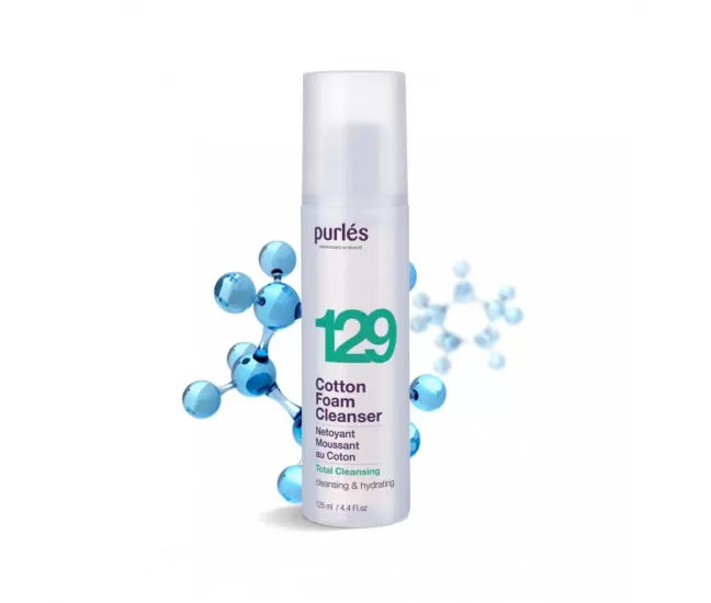 Švelnus putų prausiklis Total Cleansing, 125ml, Purles 129