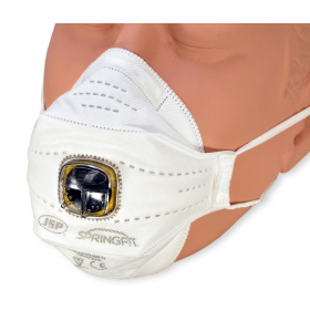 Respiratorius kaukė FFP2 su vožtuvu Springfit Respiratorius kaukė FFP2 su vožtuvu Springfit