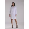 Women coat Lugano, White