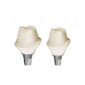 Zirconium abutment molar