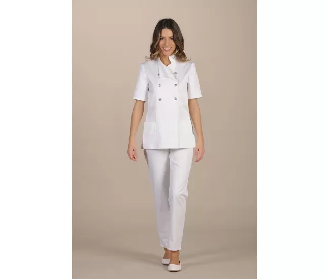 Women elegant jacket Varese white