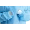 Disposable non-sterile gown with knitted cuffs (Pack of 10 pcs. Price is for 1 pc.)