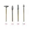Polisher stone DURA GREEN DIA for zirconia with shank for straight handpiece, 1 pcs