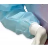 Disposable fluid resistant isolation gown