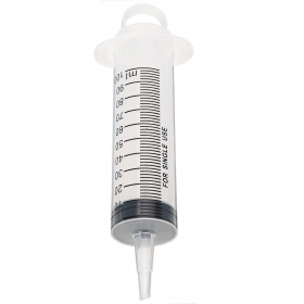Švirkštas 3 dalių, 100 ml, kateterio tipo (maitinimui), be adatos Švirkštas 3 dalių, 100 ml, kateterio tipo (maitinimui), be adatos