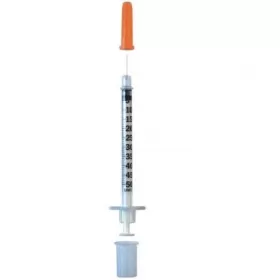 Insulininis švirkštas su fiksuota adata 29G, sterilus, 0.5 ml, 1 vnt.