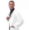 Unisex Lab Coat with Inner Pockets 803 white