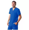 Men's Classic V-Neck Top A6006 Royal Blue