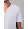 Men's Classic V-Neck Top A6006 White