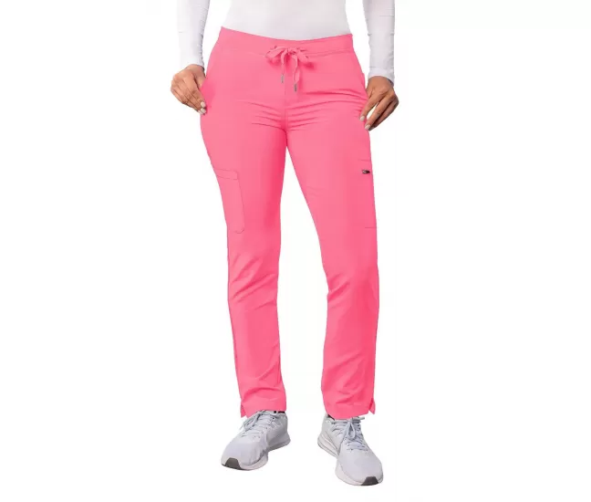 Medicininės kelnės Cargo A6104 rožinės