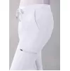 Medicininės kelnės Cargo A6104 baltos