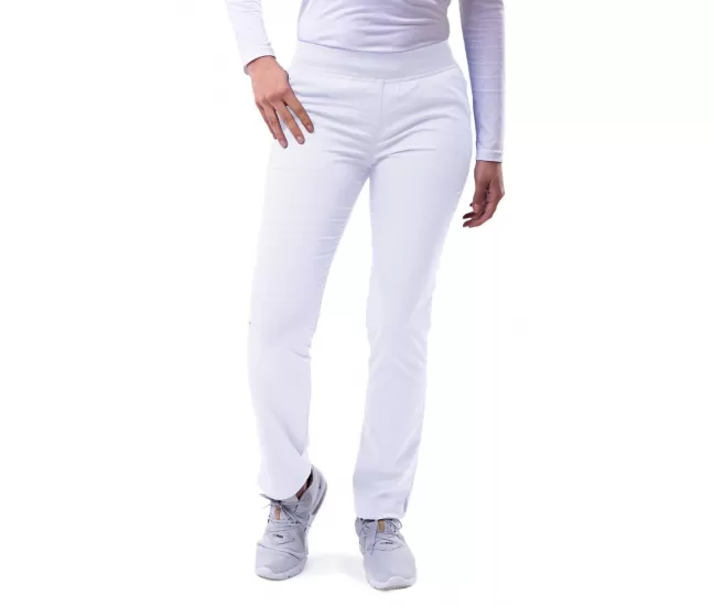 Skinny Leg Yoga Pant P7102 White