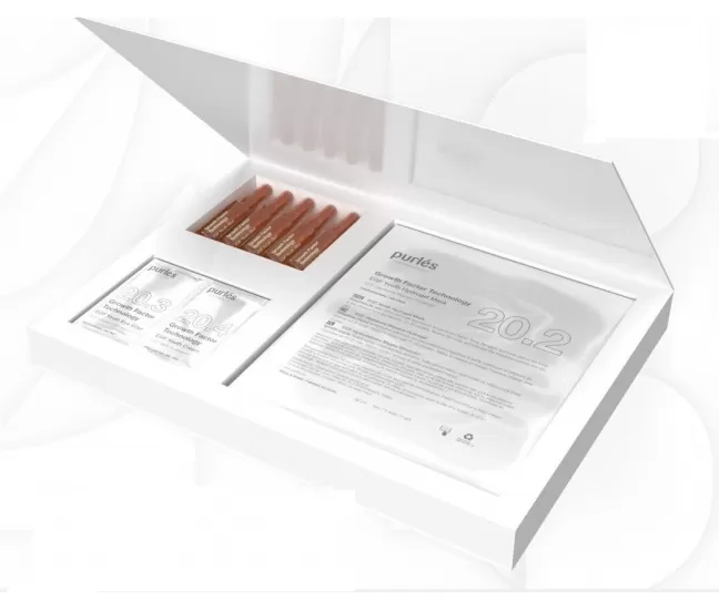 Jauninantis rinkinys profesionaliam naudojimui Growth Factor Technology (5 procedūros), Purles 20