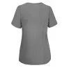 Women's Elevated V-neck Scrub Top P4212 Heather Grey
