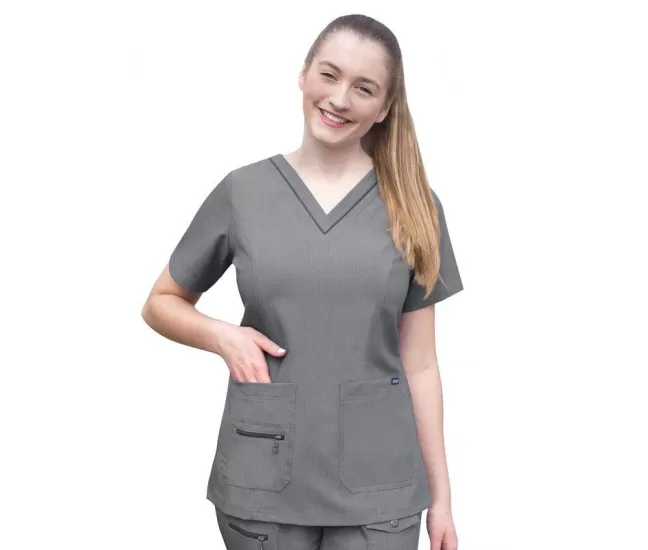 Medicininė palaidinė P4212 Heather pilka