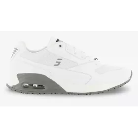 Profesionalūs moteriški darbo batai ELA O1 ESD SRC, balta su pilka, neslidūs ir patogūs