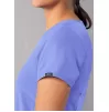 Modern V-Neck Top A6008 Ceil Blue
