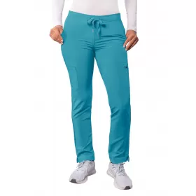 Skinny Leg Cargo Pant A6104 Teal Blue