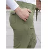Women's Slim Fit 6 Pocket Pant P4100 Heather Olive