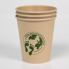 Ekologiški vienkartiniai Bio puodeliai, 50 vnt.