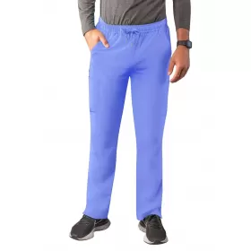 Men's Slim Leg Cargo Pant A6106 Ceil Blue