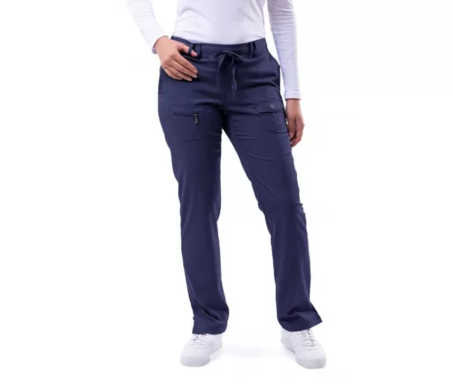 Women's Slim Fit 6 Pocket Pant P4100 Navy