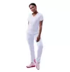 Women's Modern V-Neck Scrub Top P7002 White