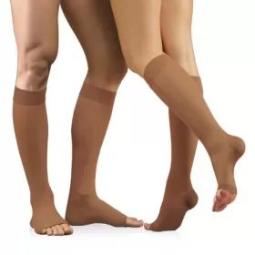 Medical compression long socks without toecap, CCL2, unisex, ELAST 0408 LUX