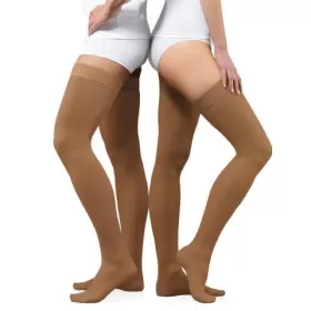 Medical compressive stockings with toecap, unisex, CCL1, ELAST 0402 LUX