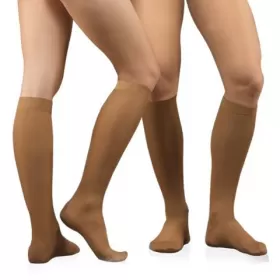 Medical compression long socks with toecap, CCL1, unisex, ELAST 0401