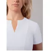 Notched V-neck Top A6002 White