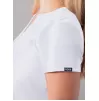 Notched V-neck Top A6002 White