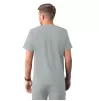 Men's Modern V-Neck Top A6010 Silver Gray