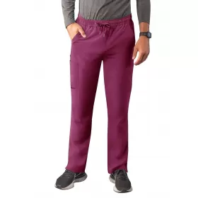 Men's Slim Leg Cargo Pant A6106 Wine