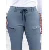 Women's Slim Fit 6 Pocket Pant P4100 Heather Navy