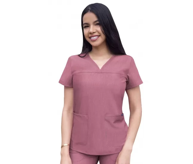 Medicininė palaidinė P4210 Heather tamsiai raudona (vyno)