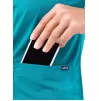 Women’s Sweetheart V-neck Scrub Top P4210 Teal Blue