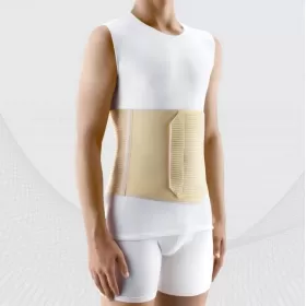 Elastic medical belt post-operative, with increased comfort level, ELAST 9901 Soft