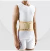 Elastic medical belt with crossed metal inserts and reinforcement straps for lumbar spine fixation, size 1-4, TONUS 0012-01