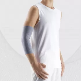 Elastic medical multipurpose tubular bandage, compressive, gray, ELAST 9605