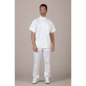 Men's medical blouse Malta Manica, white