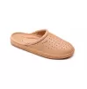 Ortopedinės natūralios odos šlepetės DrLuigi, uždaros, rusva smėlio (beige)