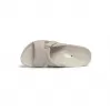 Orthopedic leather opened slippers Dr. Luigi, white