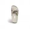 Orthopedic leather opened slippers Dr. Luigi, white
