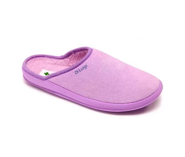 Ortopedinės tekstilinės šlepetės DrLuigi, violetinės Ortopedinės tekstilinės šlepetės DrLuigi, violetinės