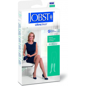 Medicininės tampriosios kompresinės kojinės iki kelių, plonos, nedengiančios pirštų, JOBST UltraSheer Medicininės tampriosios kompresinės kojinės iki kelių, plonos, nedengiančios pirštų, JOBST UltraSheer