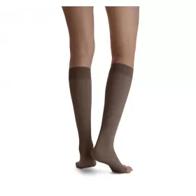 Medical compression stockings to the knees, soft, without toecap, CCL2 & CCL3, JOBST Opaque